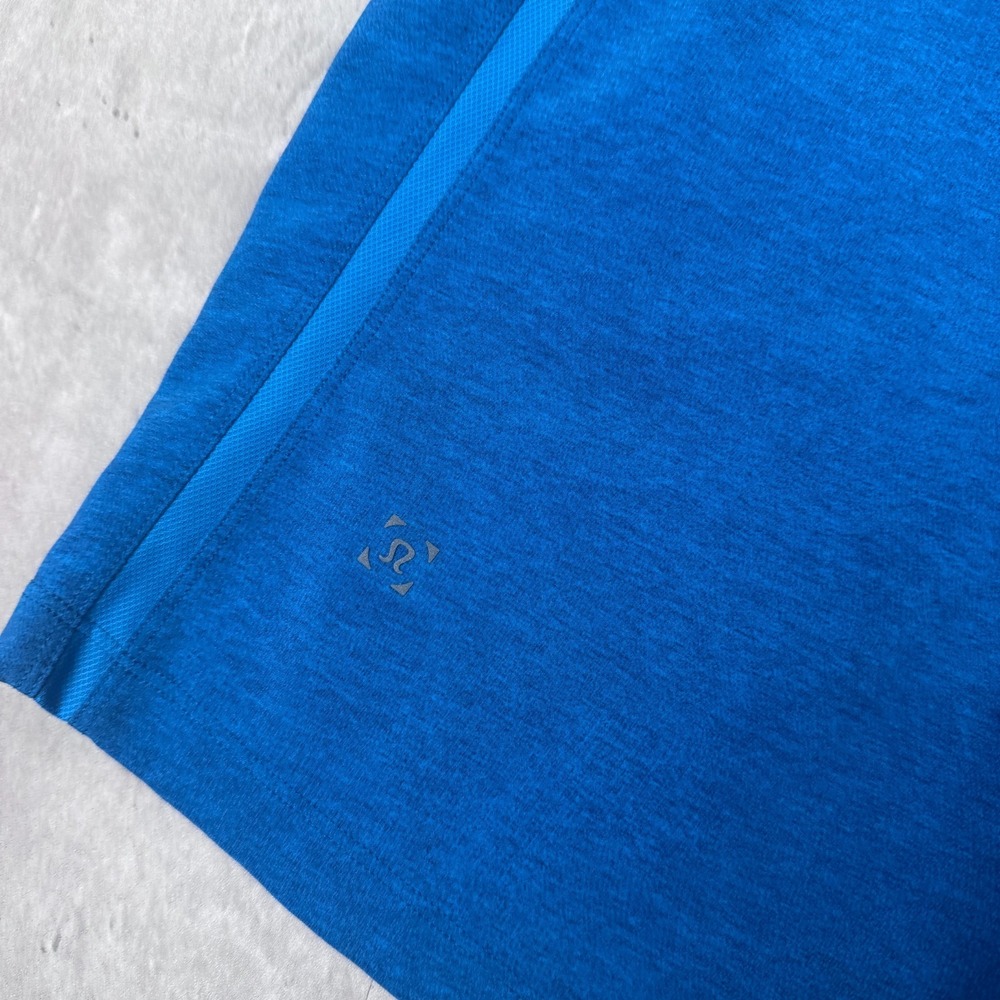 Lululemon Pace Breaker Short 9" Mens Small Blue Linerless Racing Running Active - Picture 5 of 9